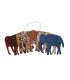 Elephant Paper Garland Decoration