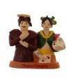 Tharu Couple Magnet Decor